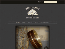 Tablet Screenshot of bentwoodjewelrydesigns.com